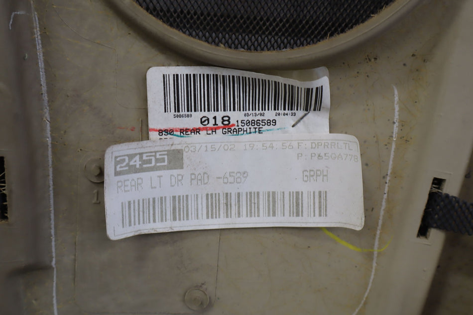 2002 GMC Sierra 2500- Rear Door Trim