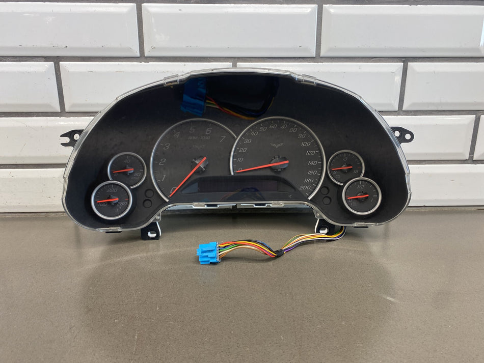 2005 Chevy Corvette C6 MPH Instrument Cluster 10385794