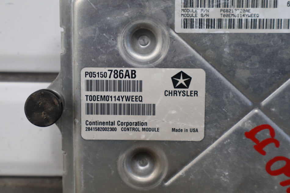 14 Dodge Challenger 5.7 PCM 5150786AB Unprogrammed