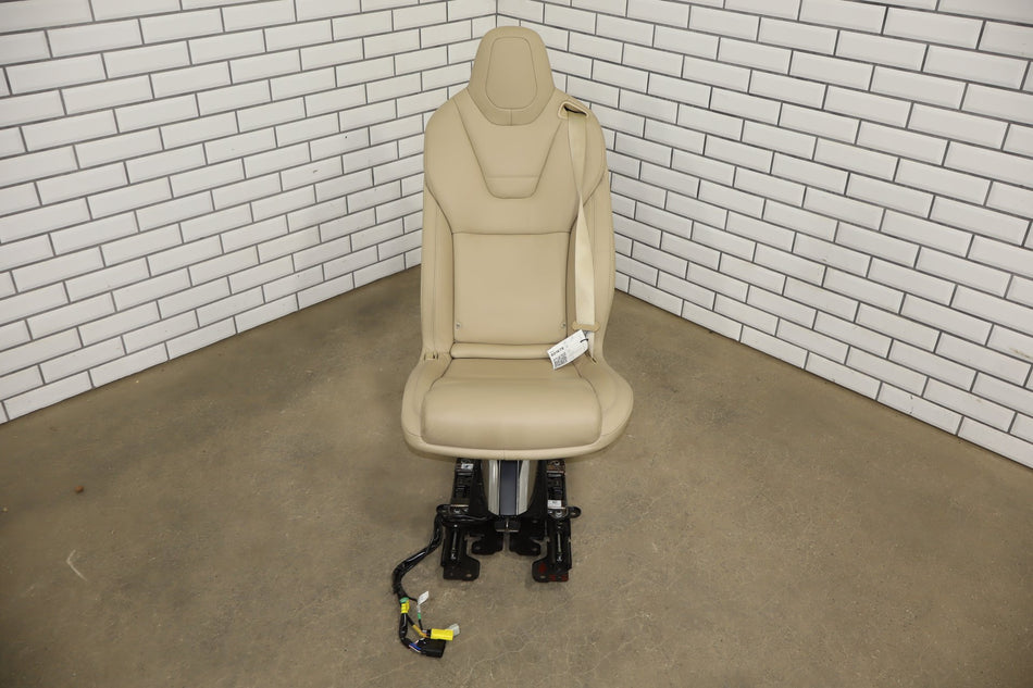 2016-2020 Tesla Model X 90D Rear Seat Cream CRM