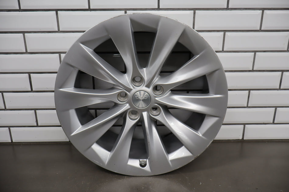 12-20 Tesla Model S 19x8 Slipstream OEM Alloy Wheel/Rim