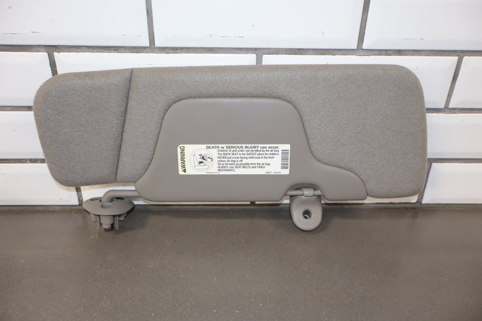 1999 Chevrolet Silverado Sun Visor Pair Left/Right Medium Gray 92D