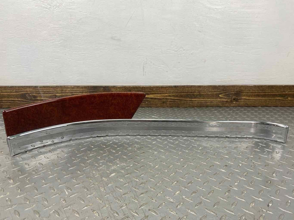 05-12 Maybach 57 W240 Right Rear Sill Plate (Woodgrain)