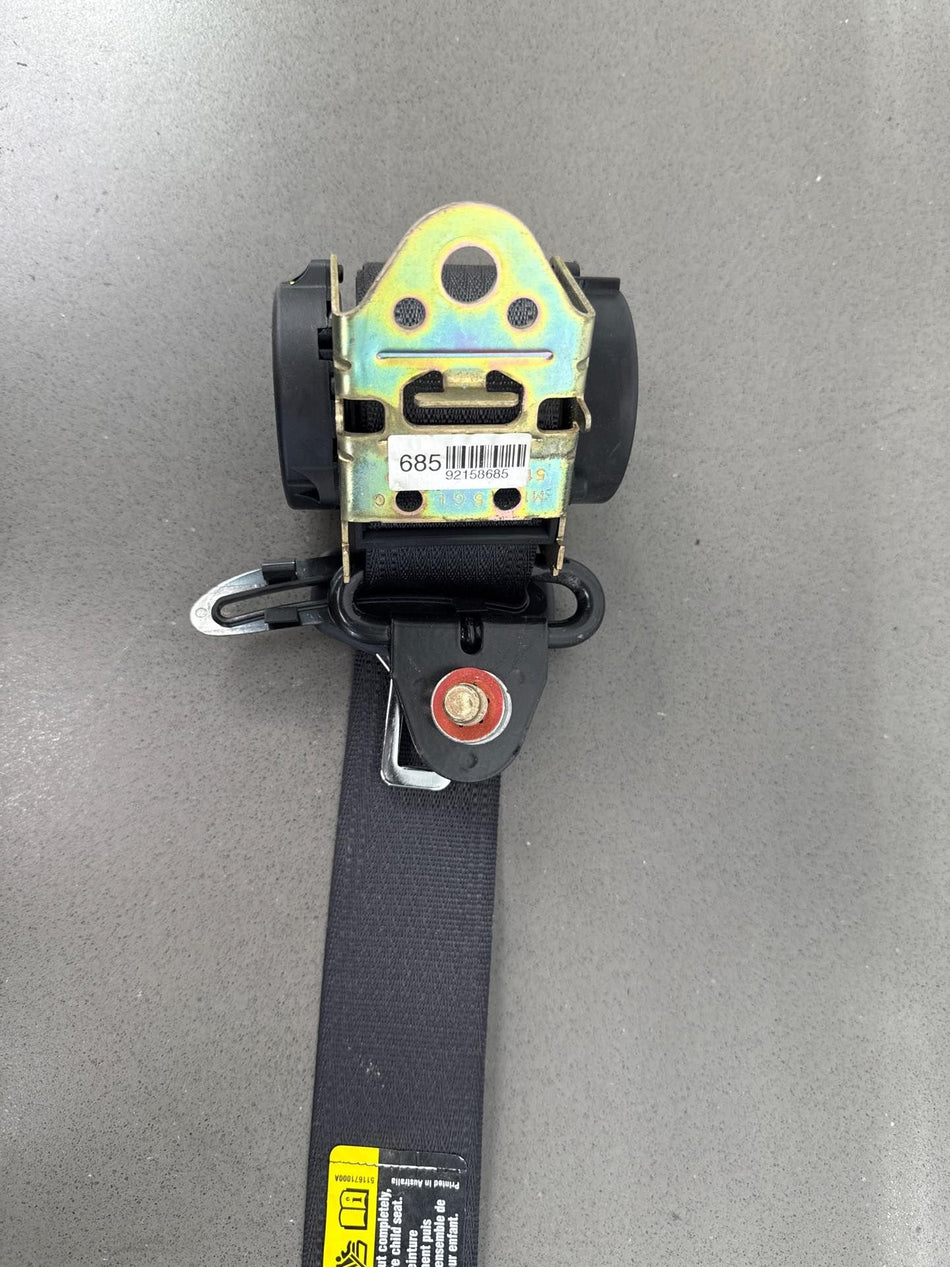 2006 Pontiac GTO- Rear Seat Belt
