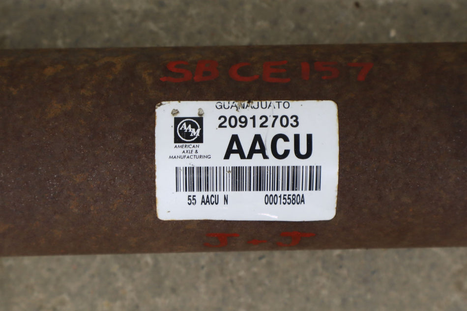 2011 Chevrolet Suburban 1500- Rear Drive Shaft