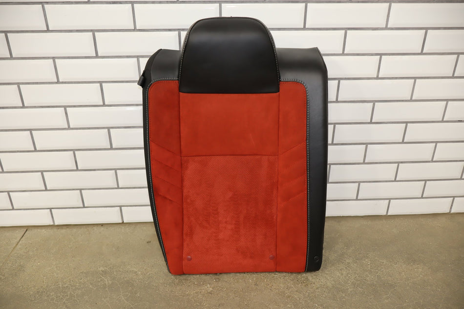 2015-23 Challenger RH Rear Seat Back Complete Ruby Red XC