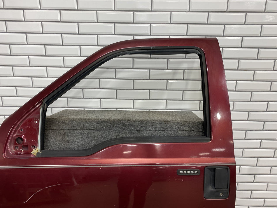 04-07 Ford F250 F350 Super Duty Driver Left Front Door Dark Toreador Red JM