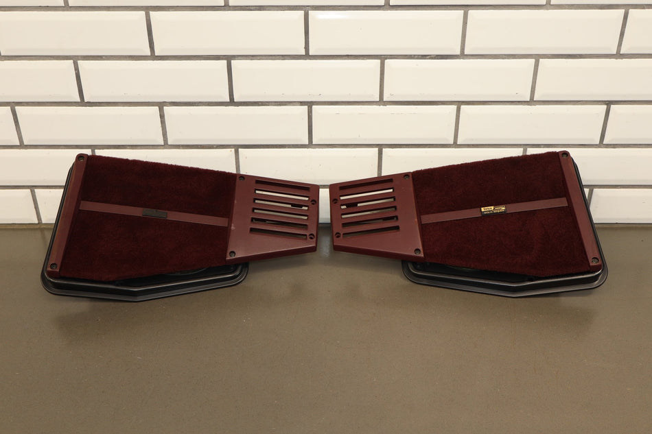 1994-1996 Chevrolet Corvette C4 Coupe - Rear Cargo Area Speakers Ruby Red