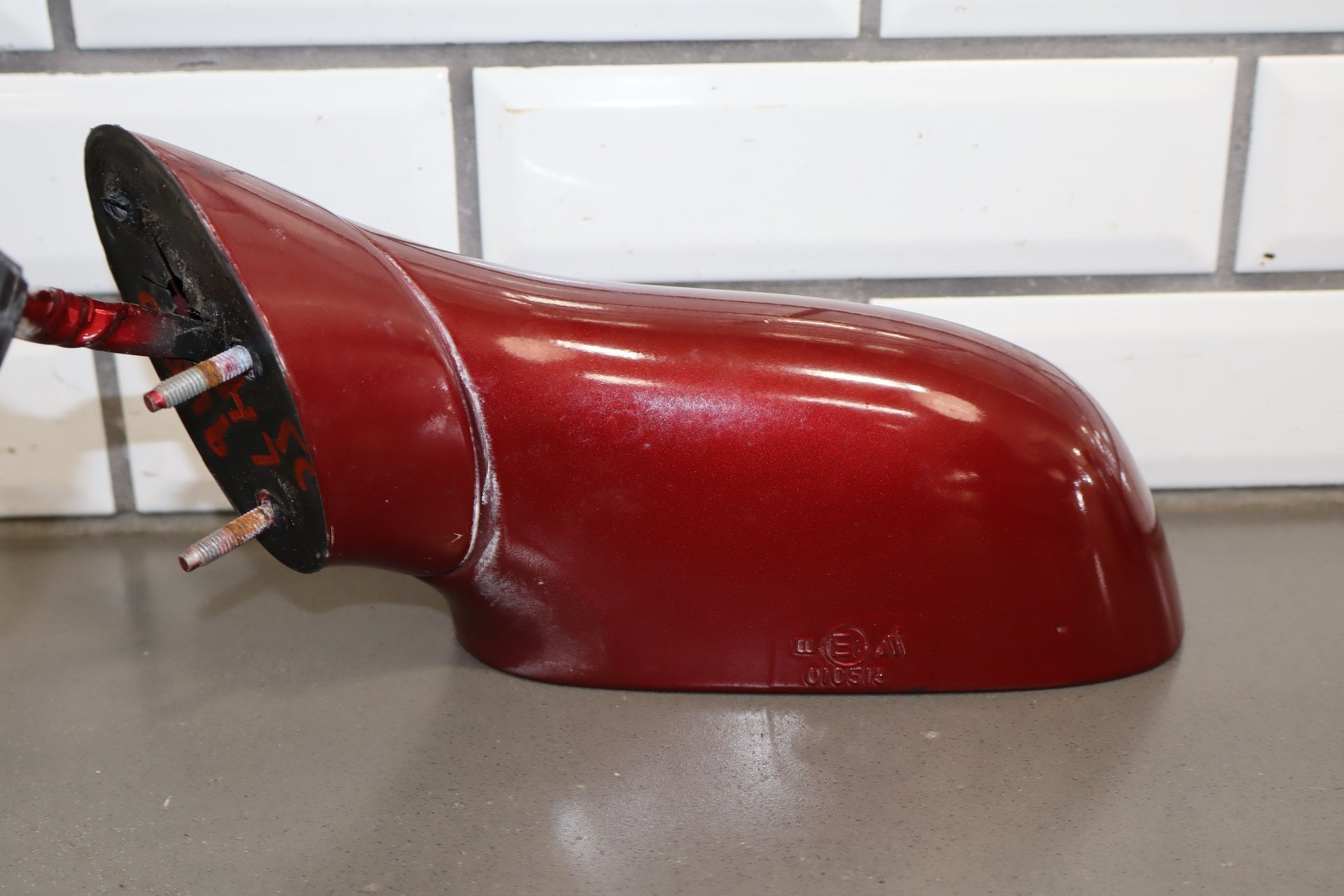 Manns ヴィンテージ トレイ 赤 1997-2002 Chevrolet Corvette Left Door Mirror Magnetic Red 86