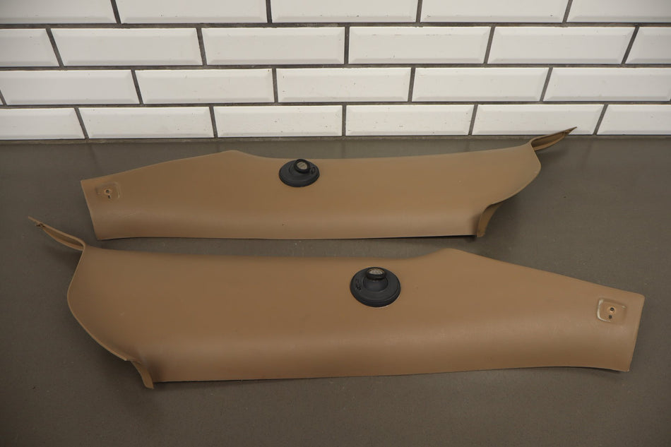 94-96 Pontiac Grand Prix Coupe C Pillar Trim Pair (Beige)