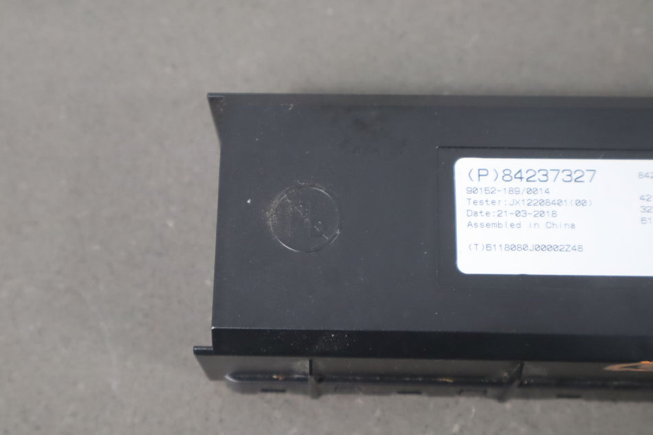 2018 Chevrolet Colorado- Chassis Control Module