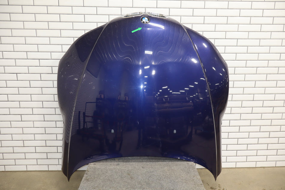 1996-2002 BMW Z3 Hood OEM Montreal Blue 297 with Kidney Grills