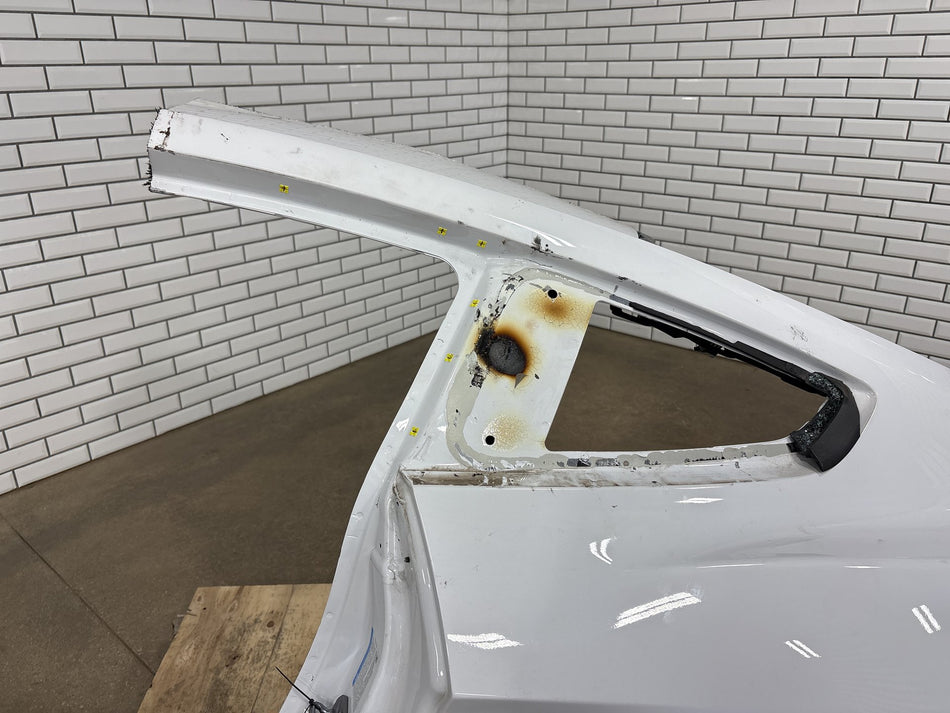 2015-2023 Ford Mustang S550 Coupe Driver Left Quarter Panel Cut Oxford White