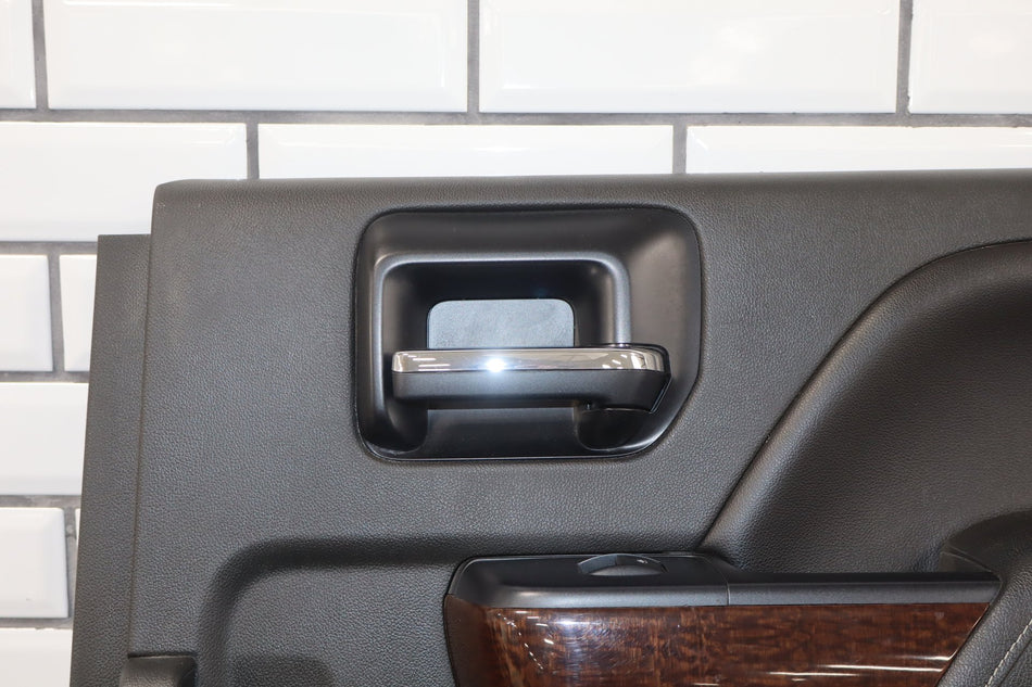 2014-2018 GMC Sierra 1500 SLT Right Rear Door Panel Jet Black H2U