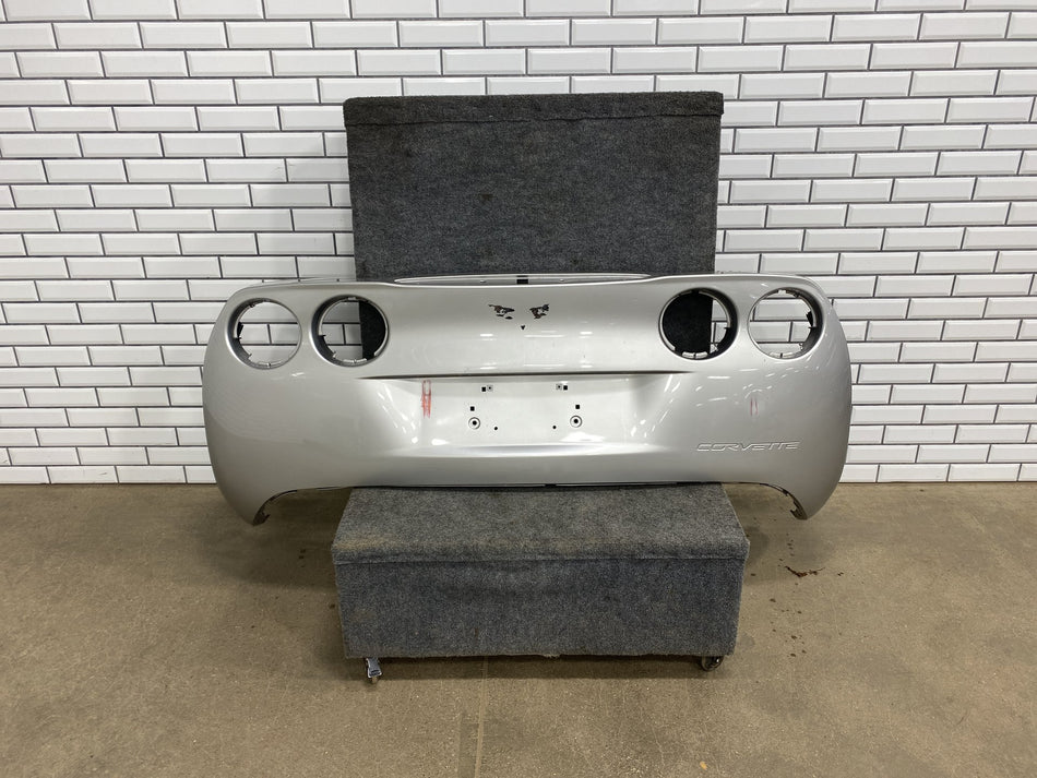 2005-2013 Chevrolet Corvette C6 Rear Bumper W/ Tail Lamps Machine Silver 67U