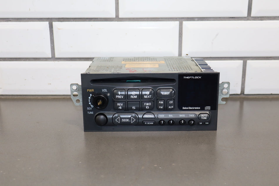 1997-2004 Chevrolet Corvette C5 CD AM/FM Radio 12370293