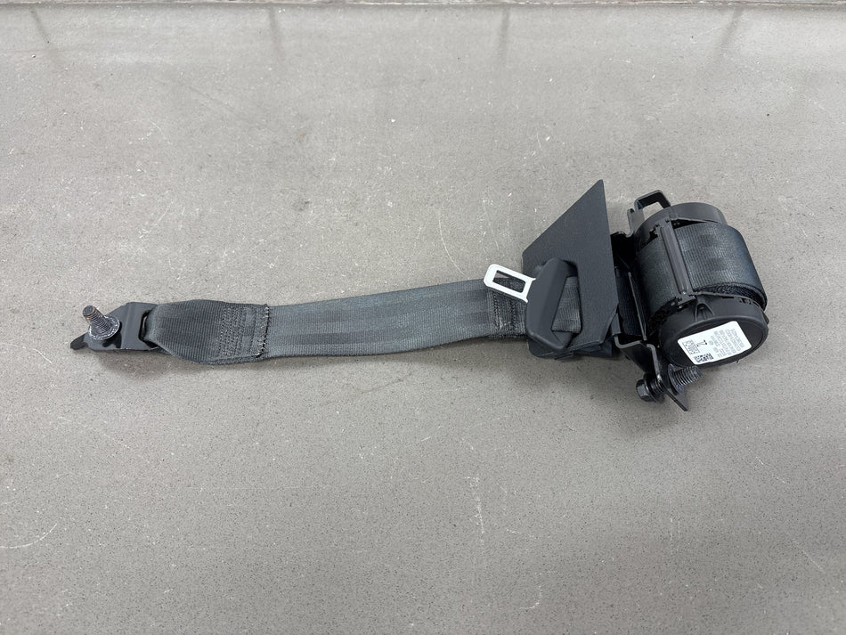 2015-2023 Ford Mustang S550 Coupe Rear Left Seat Belt Retractor Ebony OEM