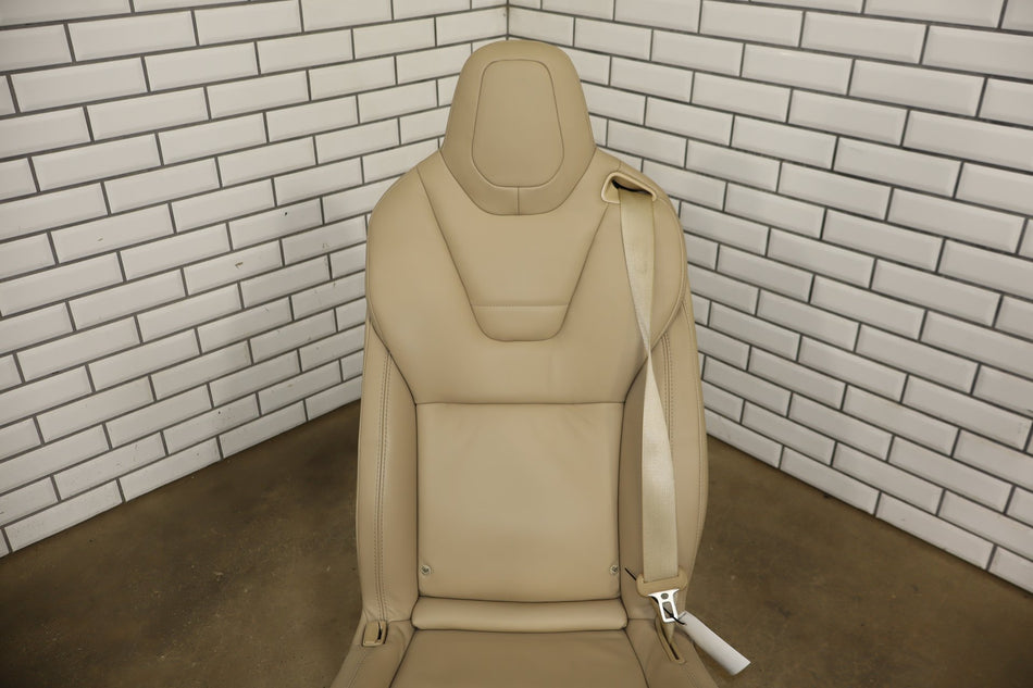 2016-2020 Tesla Model X 90D Rear Seat Cream CRM