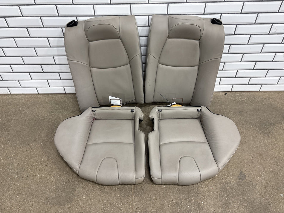 04-08 Mazda RX-8 (SE3P) Rear Seat Set Leather Sand (FG0) 4 Piece OEM
