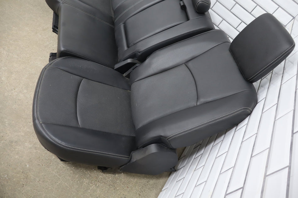 2013-2018 Ram 1500/2500/3500 Crew Cab Leather Rear Heated Seat Black X9