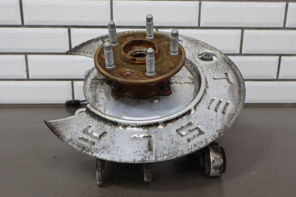 16-20 OEM Tesla Model X Rear Right Passenger Suspension Knuckle Spindle W/ Hub