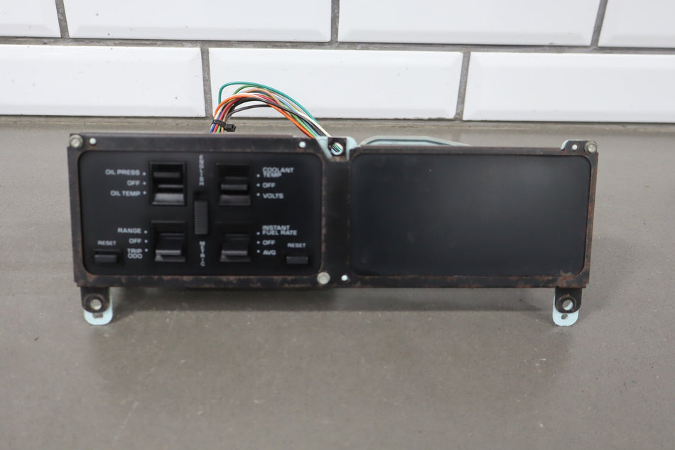 1988-1990 Chevrolet Corvette C4- Dash Information Screen