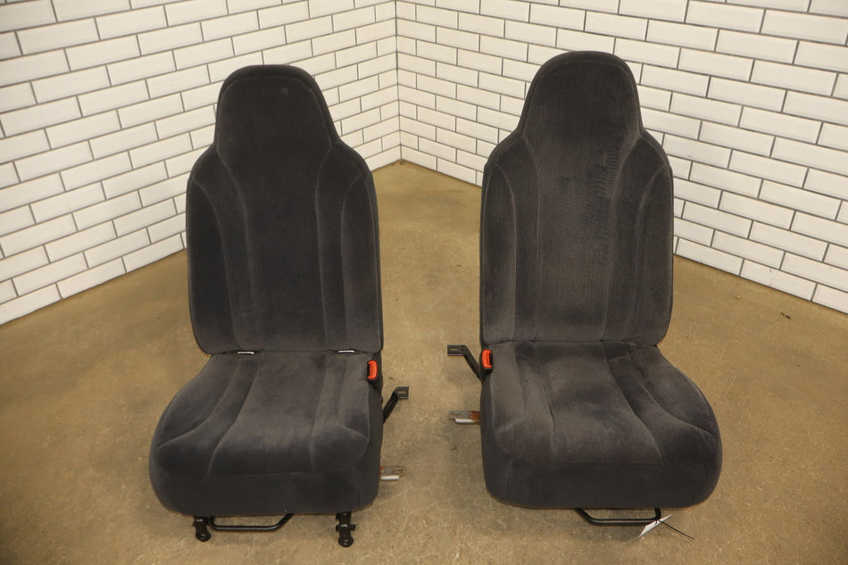 2004 Dodge Dakota Sport Cloth Seats Set Dark Slate Gray DV