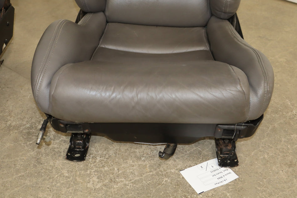 1992-1995 Dodge Viper RT/10 Gray Leather Seats Pair OEM Low Mile 15k