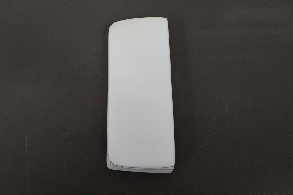 16-21 Tesla Model X White Door Armrest Pad Pair OEM