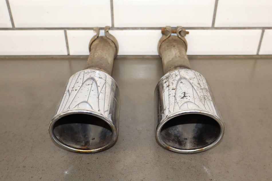 2013-2018 Ram 1500 Dual Chrome Exhaust Tips Pair OEM