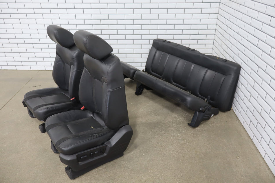 2010-2014 Ford F-150 SVT Raptor Extended Cab Leather Seat Set OEM