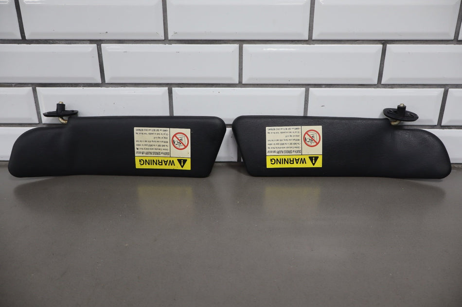 2001 Mazda MX-5 Miata Sun Visor Pair Left/Right Tan B1