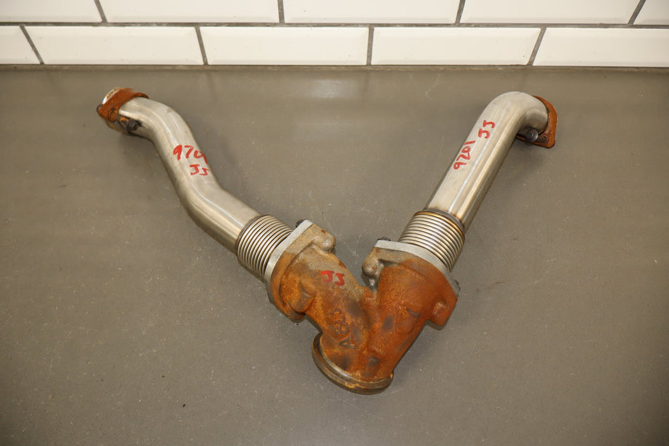 99-03 Ford F250 F350 7.3 Powerstroke Turbo Up Pipes w/ Flange OEM
