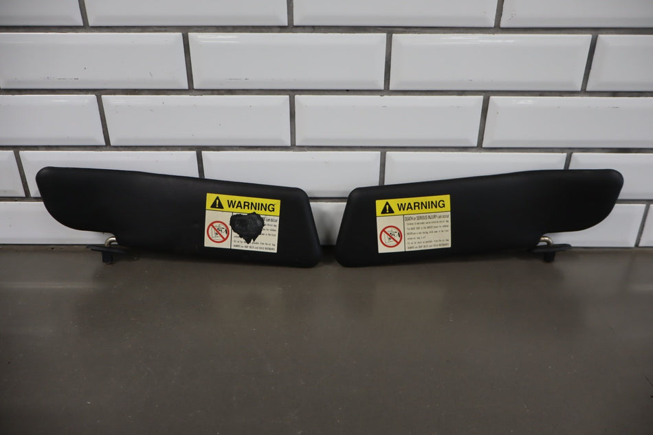 1999-2005 Mazda MX-5 Miata NB- Sun Visor Pair- Black