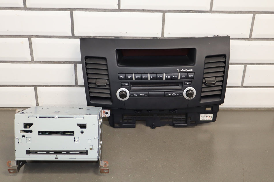08-15 Mitsubishi EVO X Rockford Fosgate Radio 8701A351 OEM Tested Good