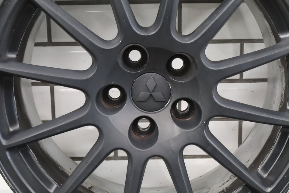 08-15 Mitsubishi Lancer Evo X 18x8.5 Enkei Wheel Black (LH)