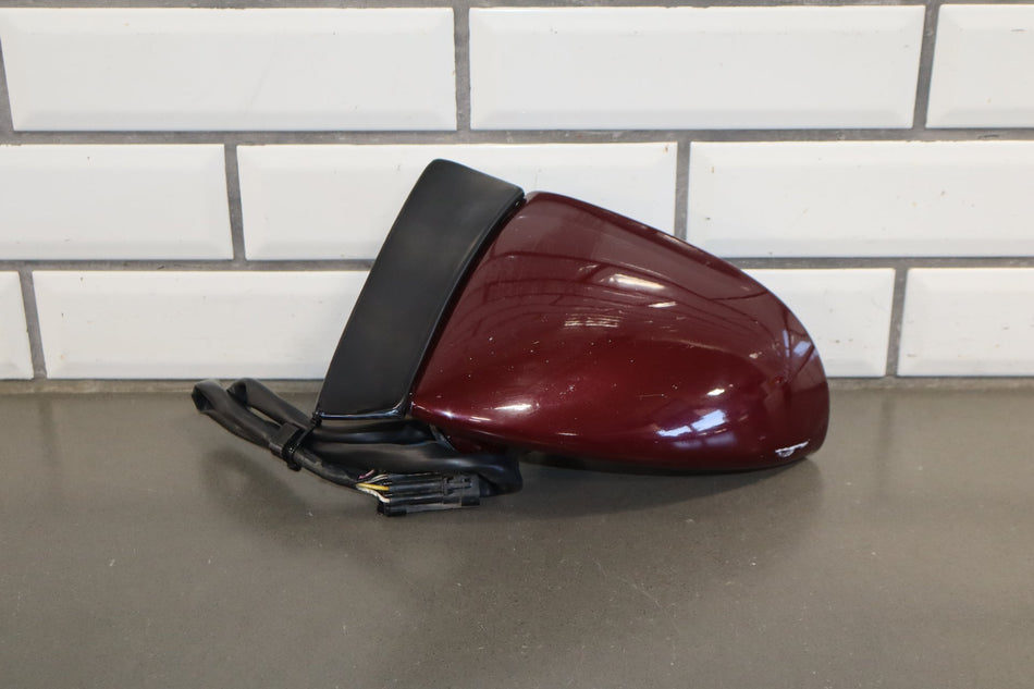 1988-1996 Chevrolet Corvette Left Door Mirror Ruby Red 68 10273679