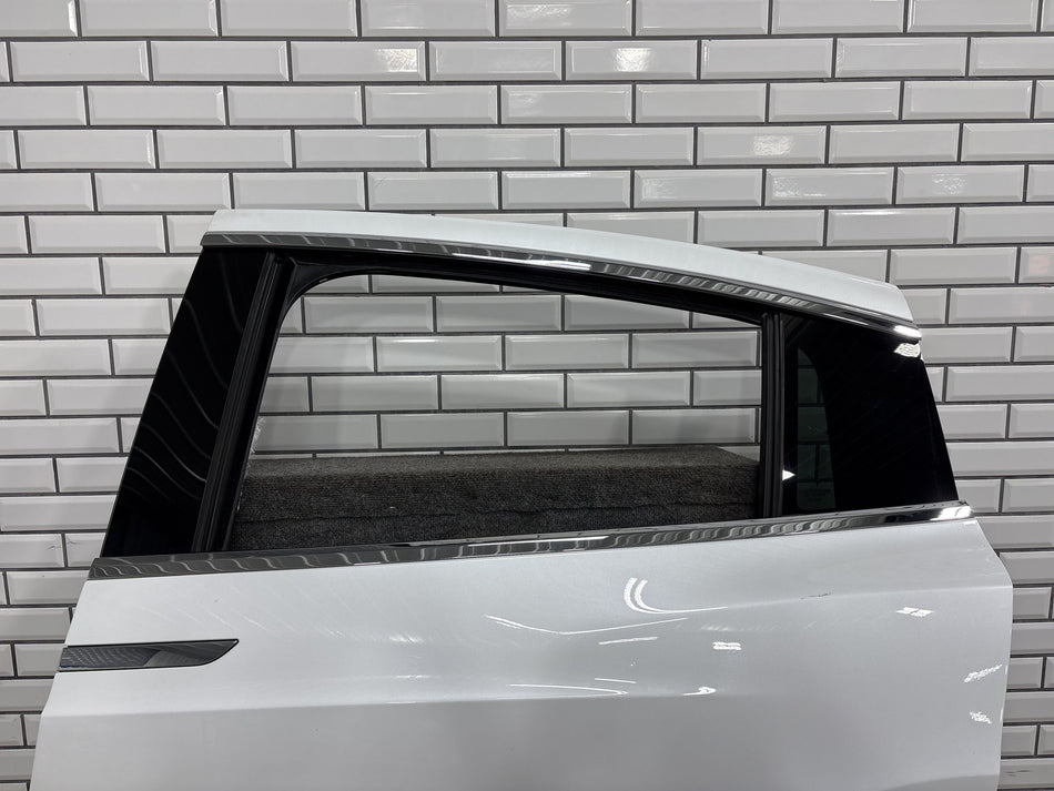 2016-2024 Tesla Model X Rear Left Falcon Door Panel Pearl White PPSW