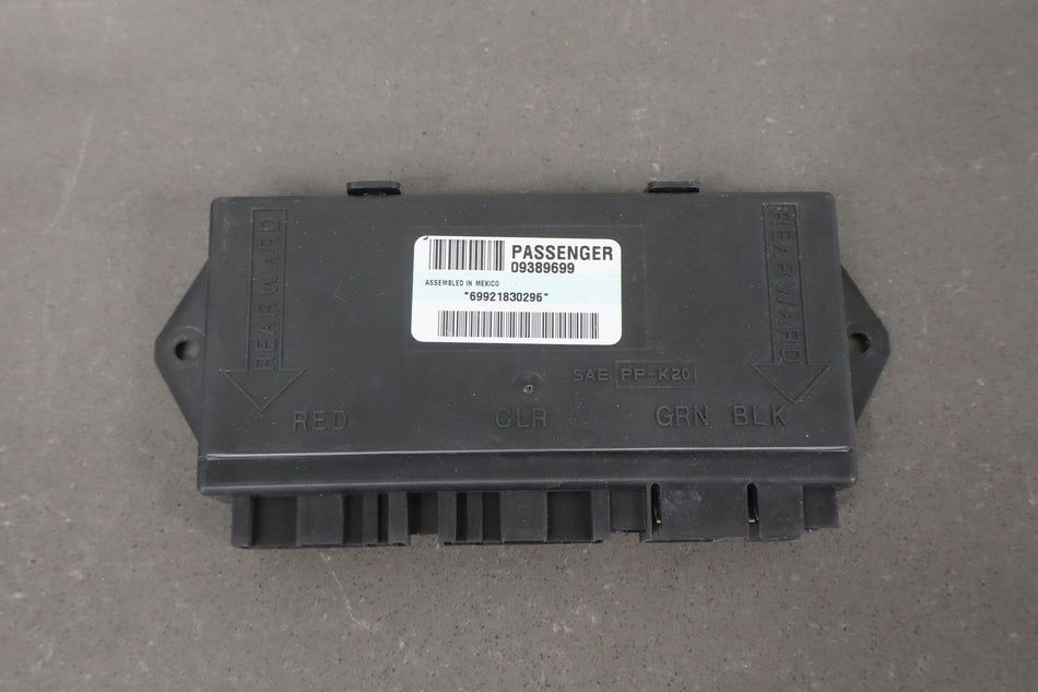 2003 Chevrolet Corvette RH Door Control Chassis Control Module 09389699