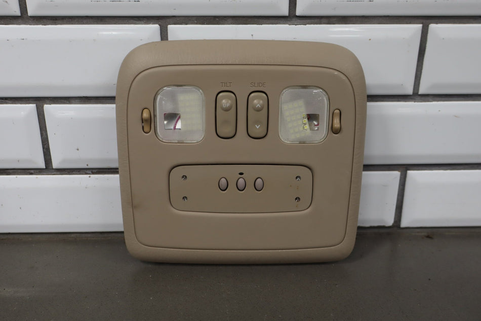 1998-2002 Lexus LX470 J100- Roof Console Ivory