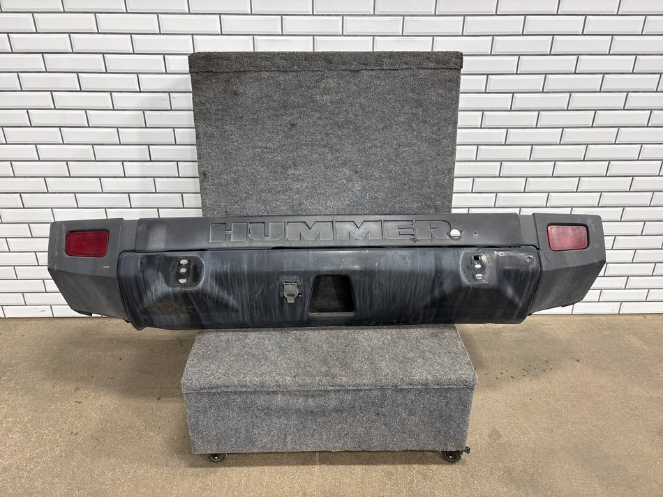 2006-2007 Hummer H2 Rear Bumper Assembly - W/ Lamps