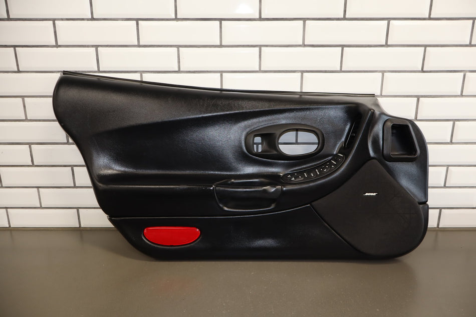 1997-2004 Chevrolet Corvette C5 Left Front Door Trim Panel Black