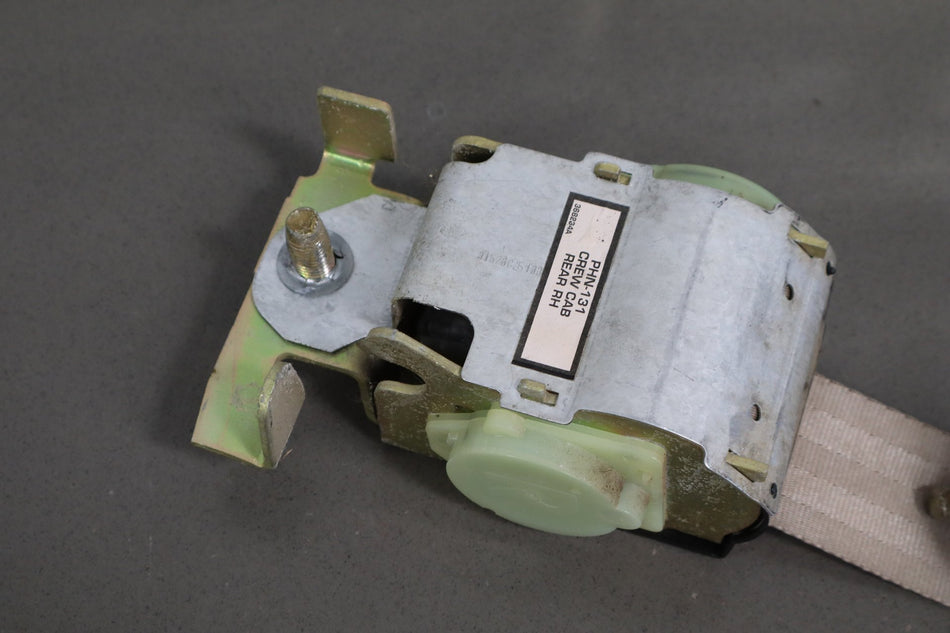 02-07 Ford F350 Super Duty Right Rear Seat Belt Medium Parchment