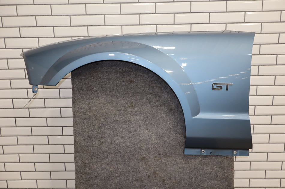 2005-2009 Ford Mustang GT Left Fender 5R3Z16006AA Windveil Blue P3 5R3Z16006AA