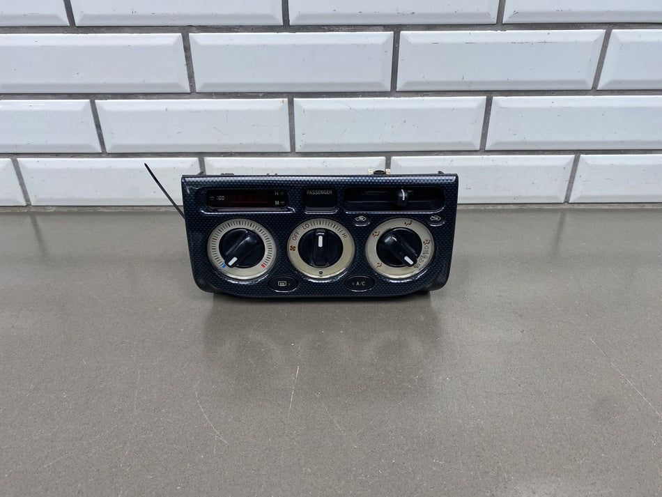 00-05 Toyota MR2 Spyder (ZZW30) AC Heater Climate Control Carbon Fiber Look