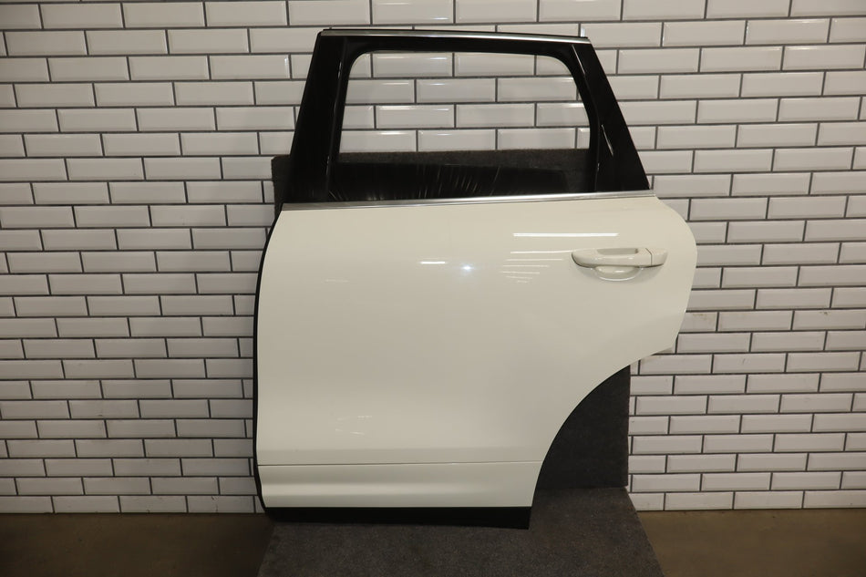 2011-2018 Porsche Cayenne Left Rear Door Sand White ( R6 )
