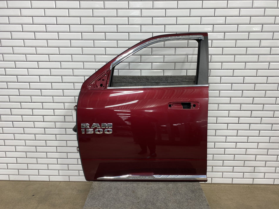 09-18 Ram 1500/2500/3500 Quad/Crew Cab Left Front Door Delmonico Red