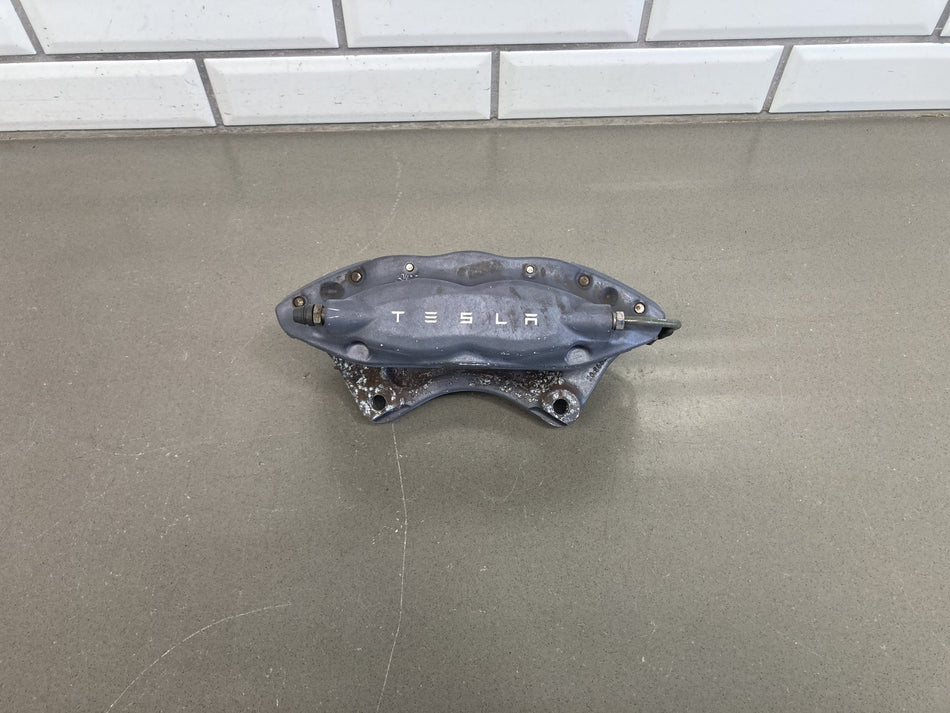 12-20 OEM Tesla Model S X Rear Left Driver Side Brake Caliper Brembo 4 Piston