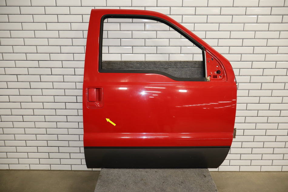 2008-2012 Ford F-250 Super Duty Right Front Door Red F1 9C3Z2520124A