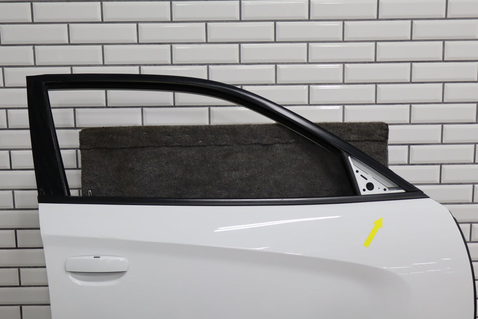2015-2023 Dodge Charger Right Front Door White Knuckle PW7 68268054AC